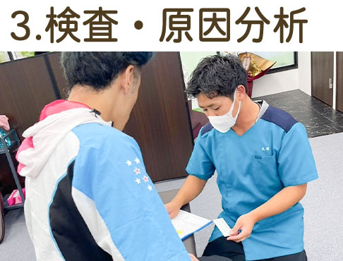 3.検査・原因分析